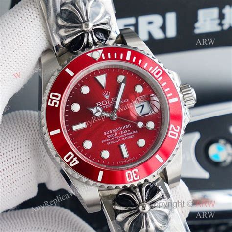 red chrome heart rolex|Chrome Hearts Rolex for sale.